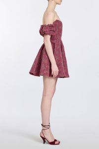 Selene Floral Ikat Mini Dress