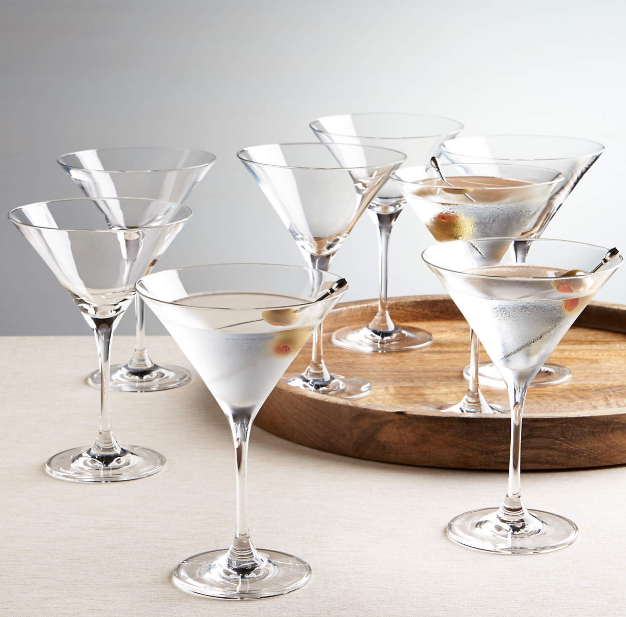 Aspen 8-Oz. Martini Glasses, Set of 8