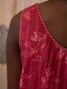 Vanessa Dress x Styled By Claire in Rosette Stripe