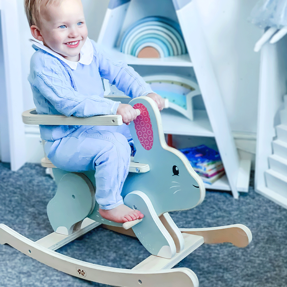 FSC Certified Rabbit Rocking Toy | Ride On Toys | Bigjigs Toys | Over ...