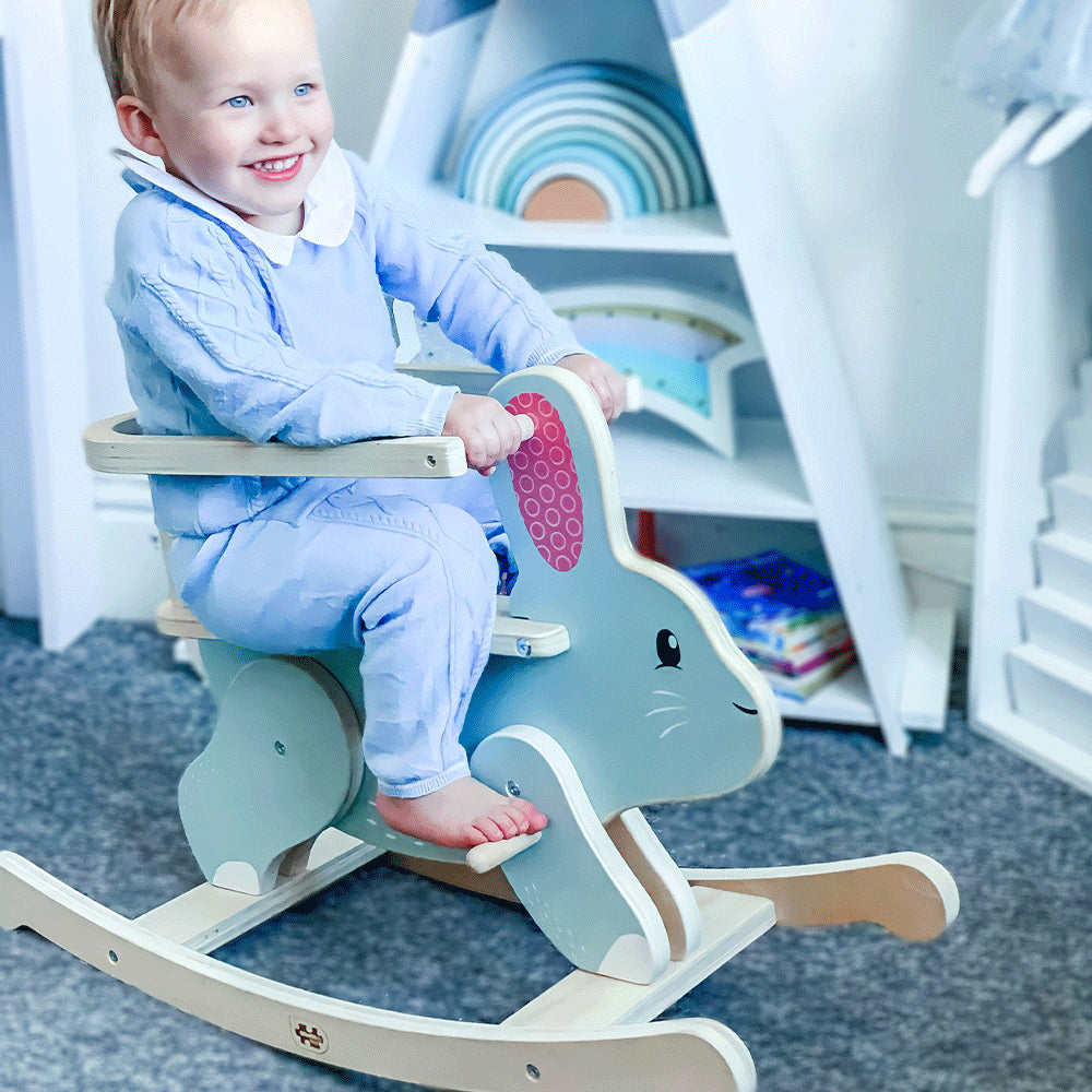 FSC Certified Rabbit Rocking Toy | Ride On Toys | Bigjigs Toys | Over ...