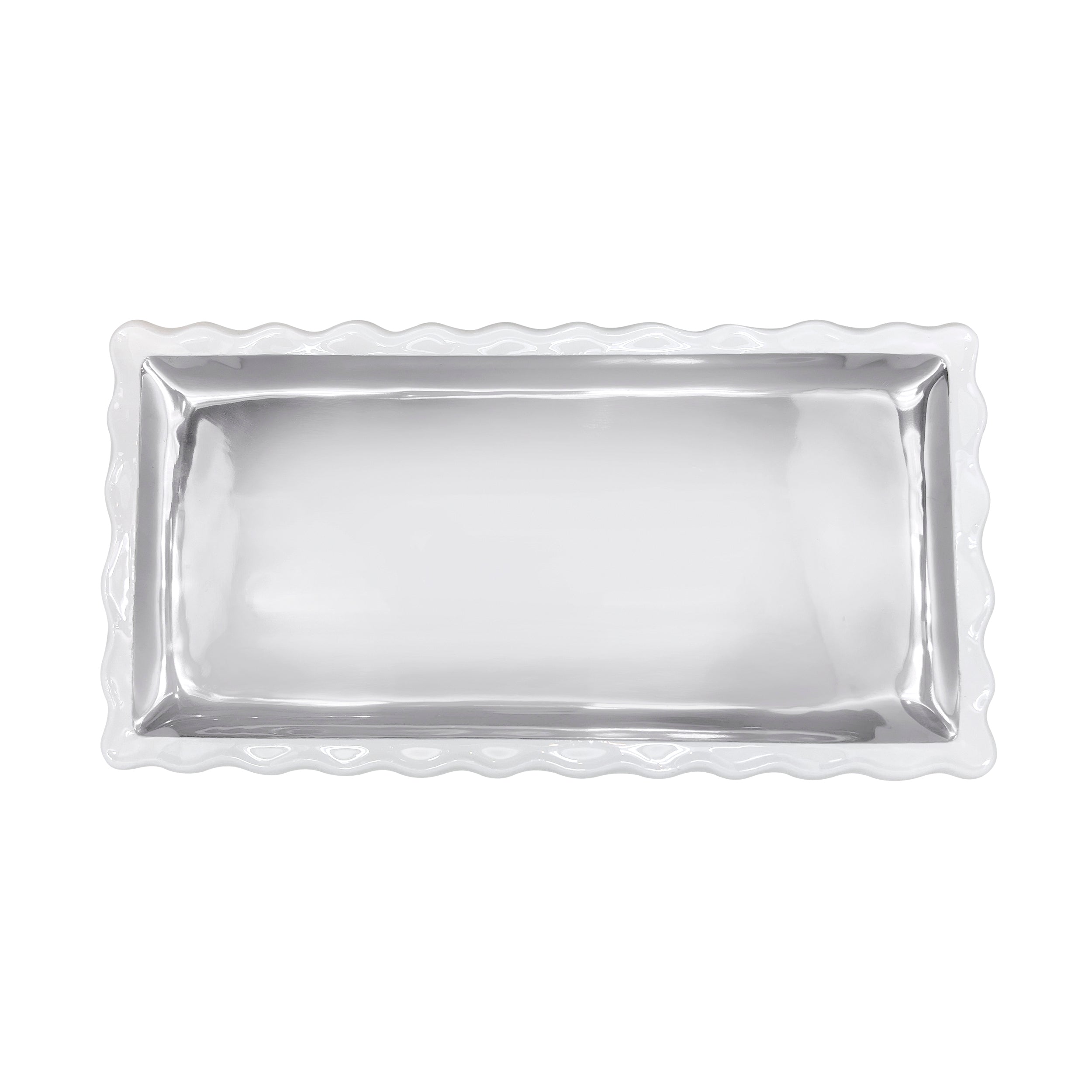 White Wavy Tray