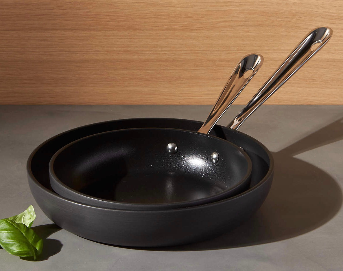 All-Clad ® HA1 Hard-Anodized Non-Stick Fry Pans, Set of 2