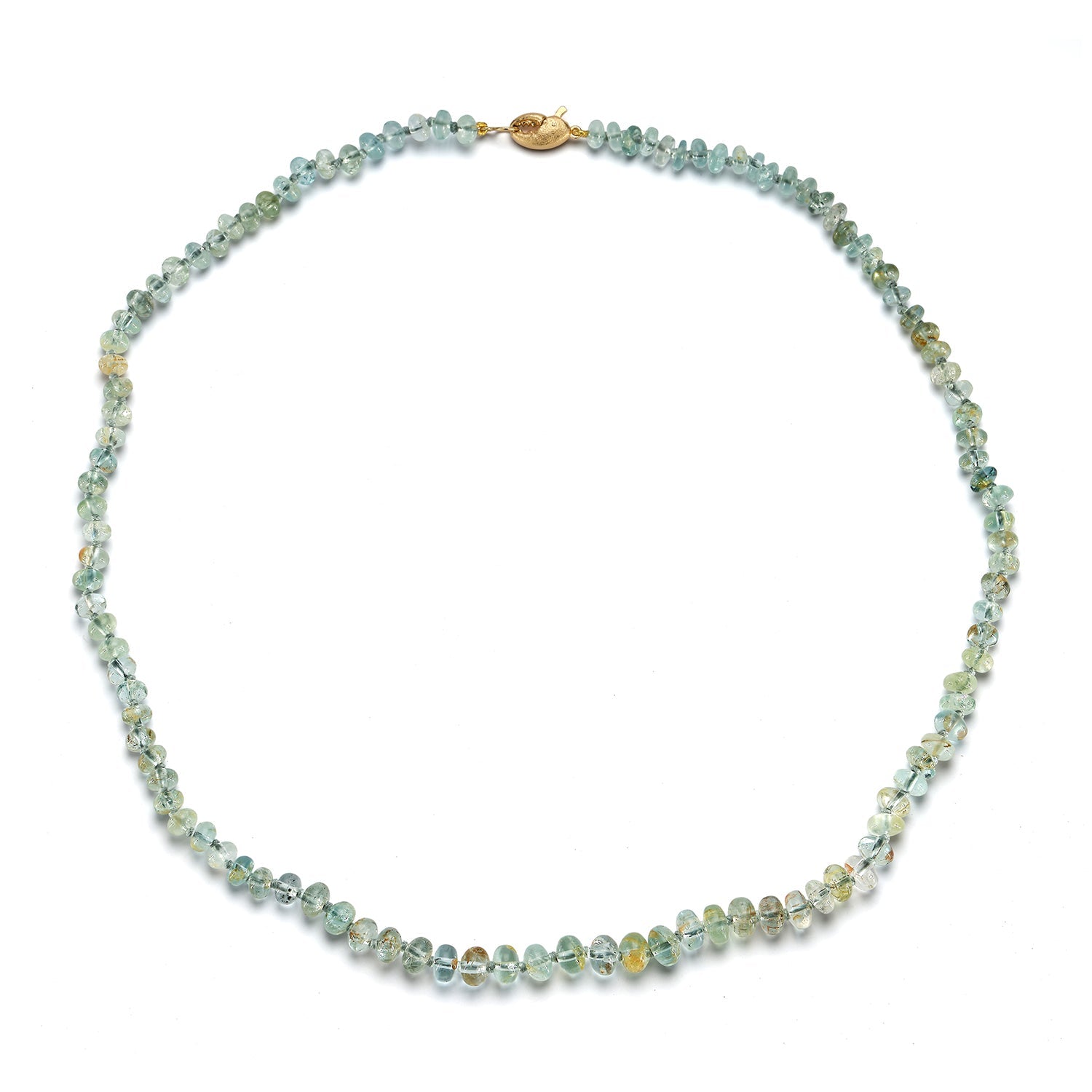 Aquamarine Beaded Necklace