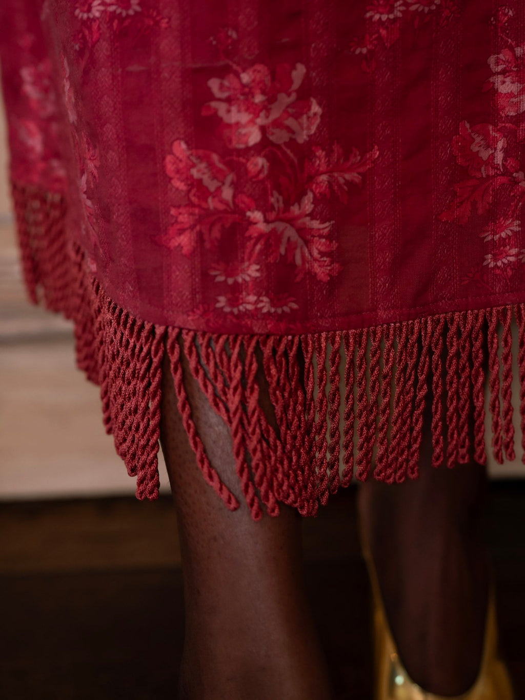 Vanessa Dress x Styled By Claire in Rosette Stripe