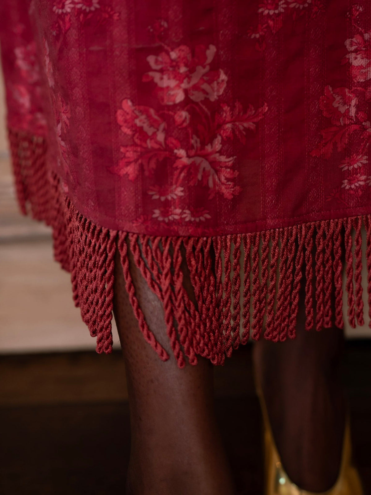 Vanessa Dress x Styled By Claire in Rosette Stripe
