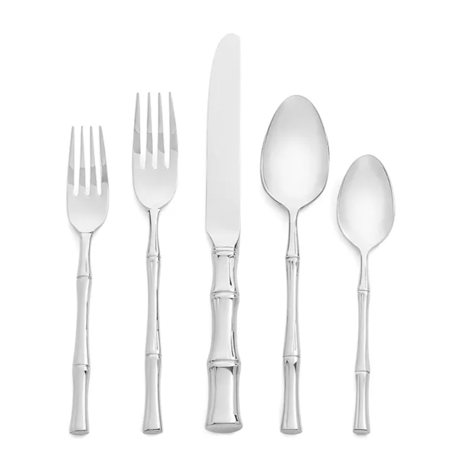 Bamboo Stainless Steel Flatware Set