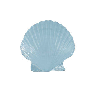 Dusty Blue Scallop Trinket Dish