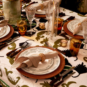 Forest Suzani Tablecloth