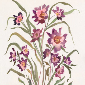 Botanical Print: Satin Plum