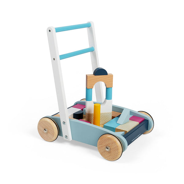 FSC Certified Baby Walker | Wooden Baby Toys | Bigjigs Toys | Over