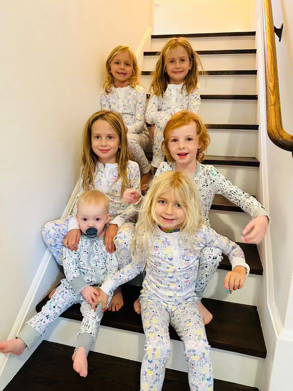 Hanukkah Two-Piece Kids Henley Pajamas