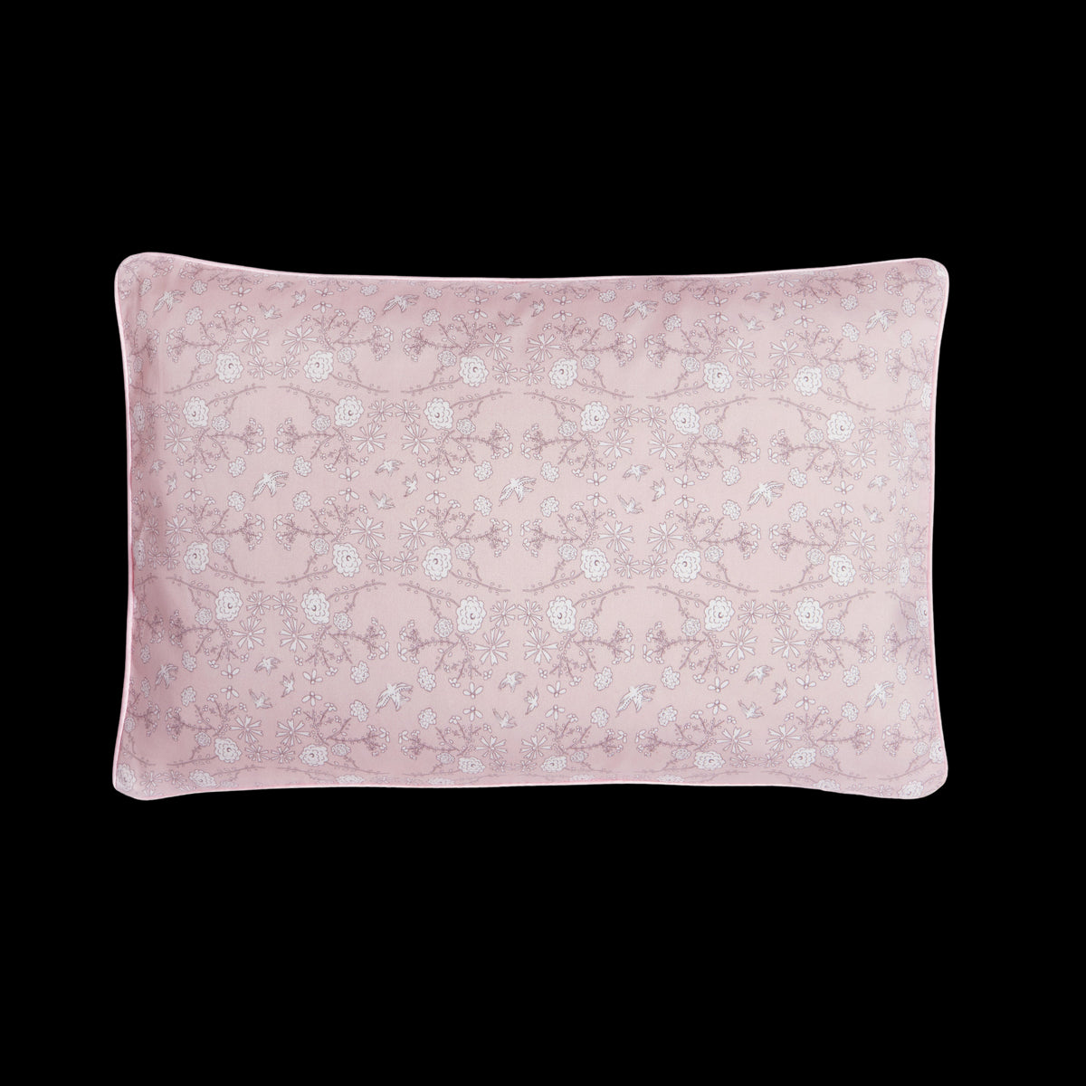 Bird's Song Toddler Pillow in Pink