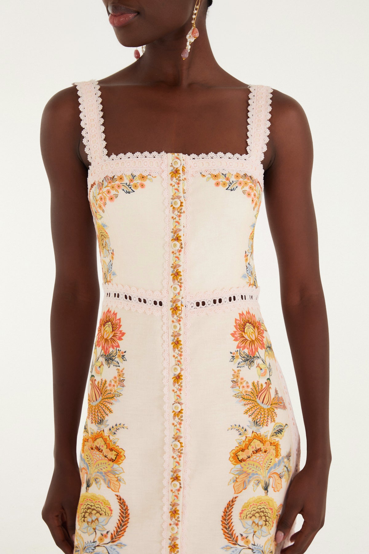 Ligia Light Pink Sleeveless Mini Dress