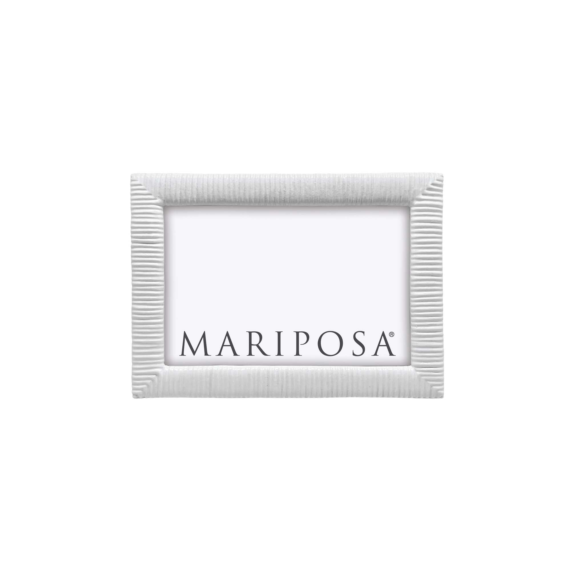 Woven White 4x6 Frame