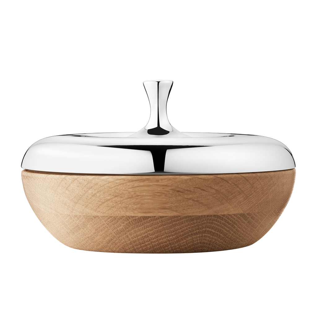 Henning Koppel Bonbonniere Turnip SS Mirror Oak Wood