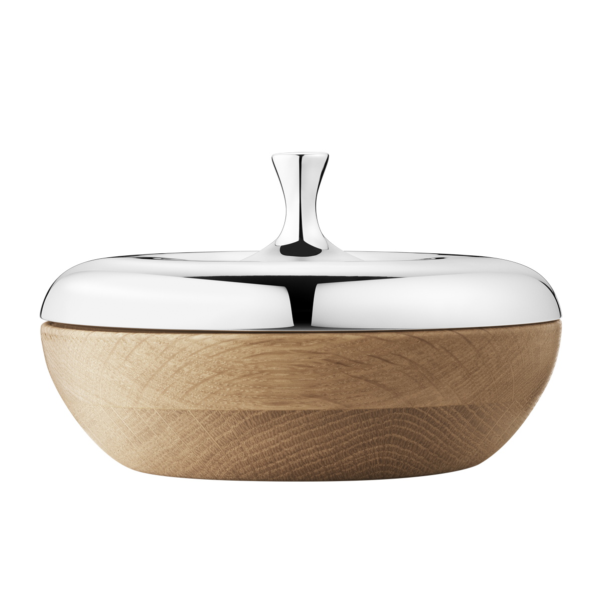 Henning Koppel Bonbonniere Turnip SS Mirror Oak Wood