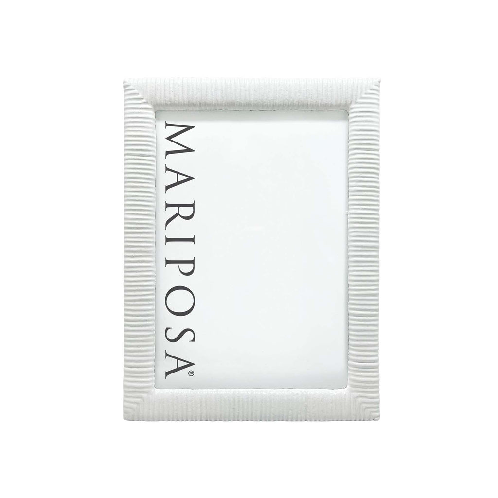 Woven White 5x7 Frame