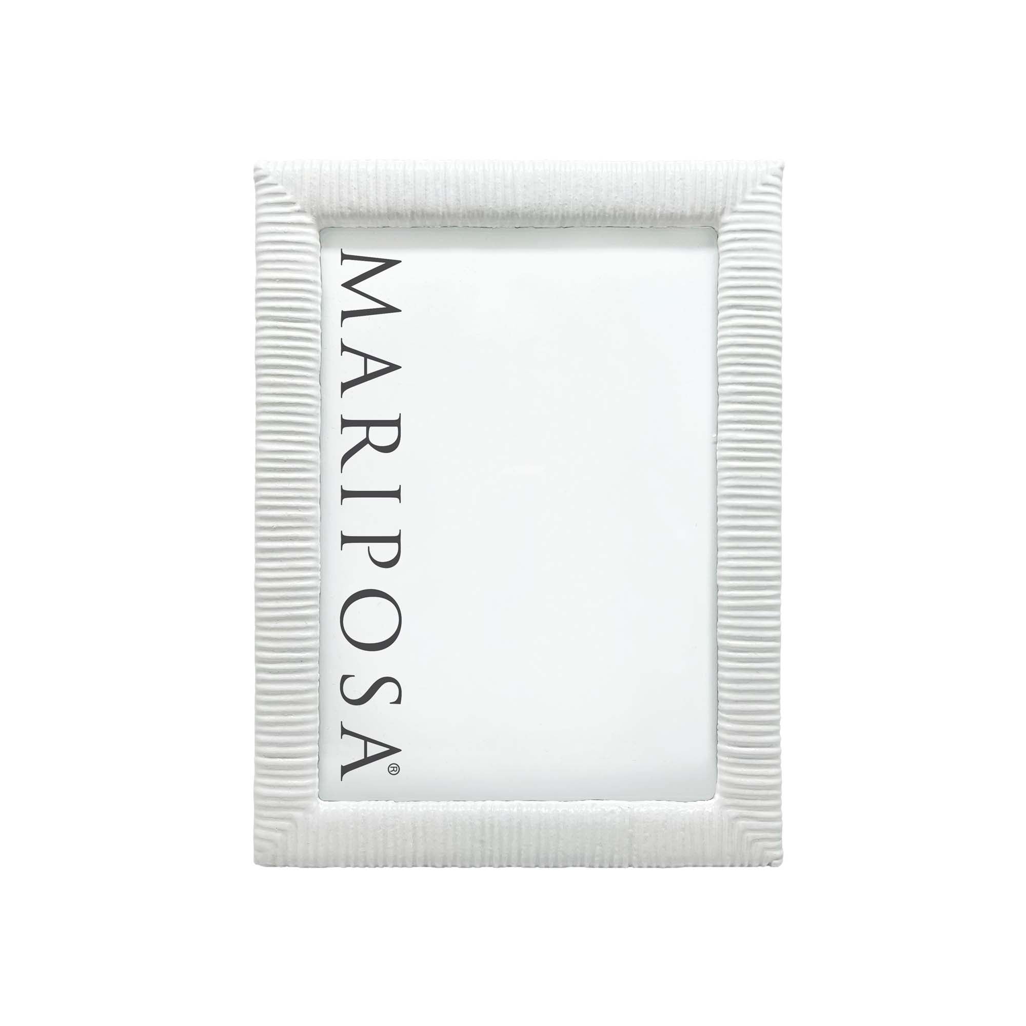 Woven White 5x7 Frame