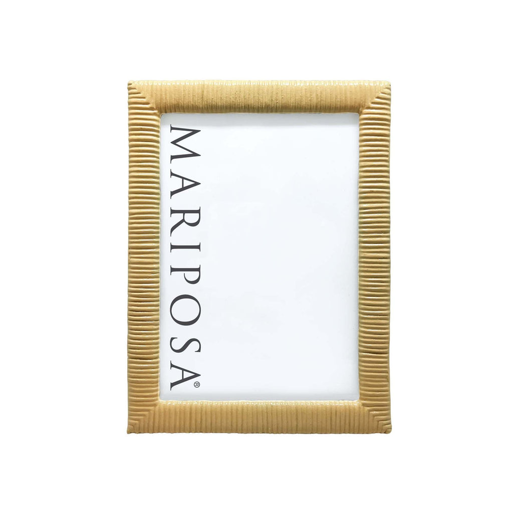 Woven Yellow 5x7 Frame