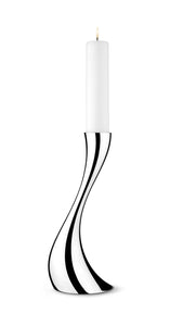 Cobra Floor Small Candleholder in Stainless Steel Mirror