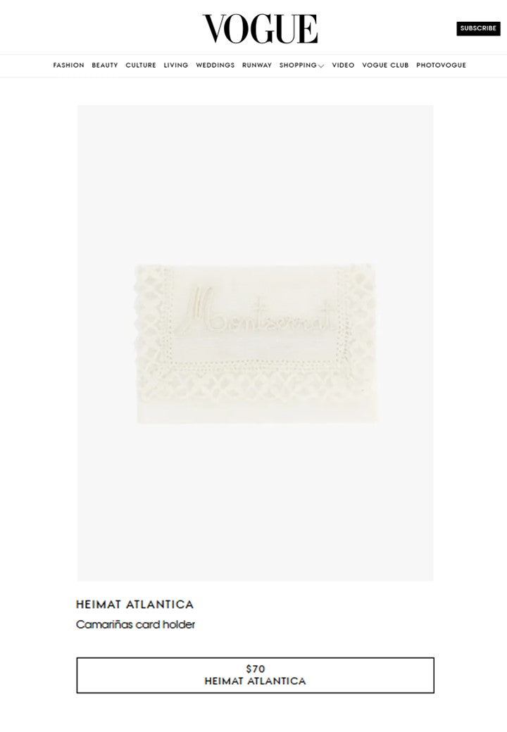 "Camarinas" Jewel Pouch in Red