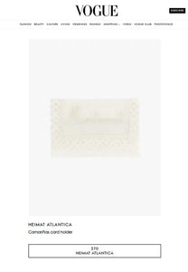 "Camarinas" Jewel Pouch in Red