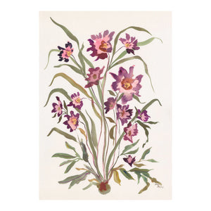 Botanical Print: Satin Plum