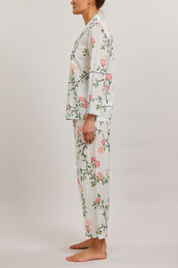 Long Sleeve PJ Set in Trumpet Flowers