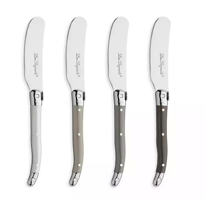 Couzon Laguiole Butter Spreaders, Set of 4