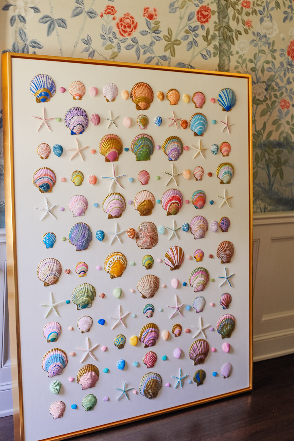 48" x 36" Shell Artwork by Erin Donahue Tice