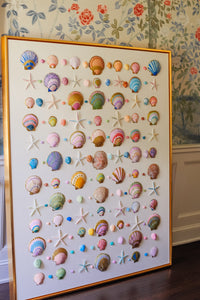 48" x 36" Shell Artwork by Erin Donahue Tice