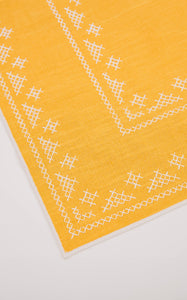 Pedralbes Placemats in Marigold, Set of 4