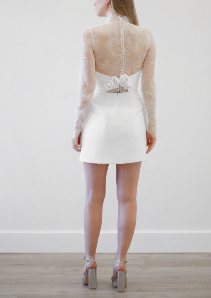 Sencha Lace Bodysuit in Ivory | Over The Moon