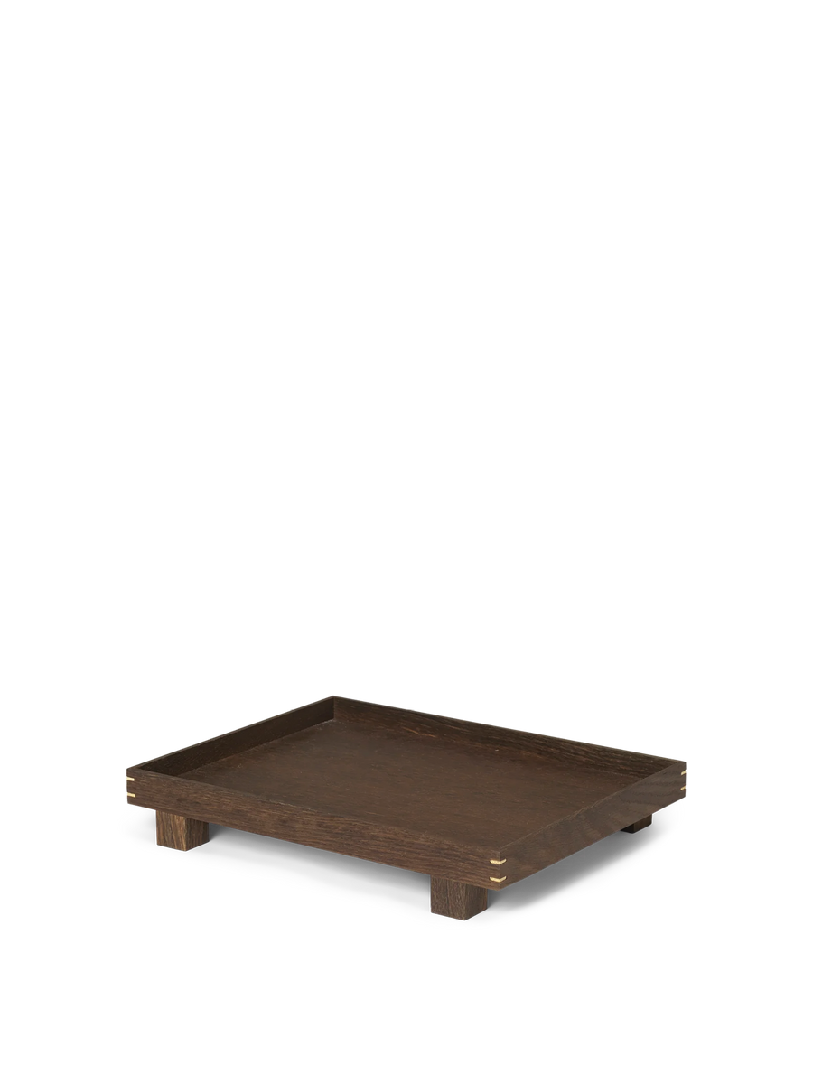 Bon Wooden Tray - Small, Smoked Oak