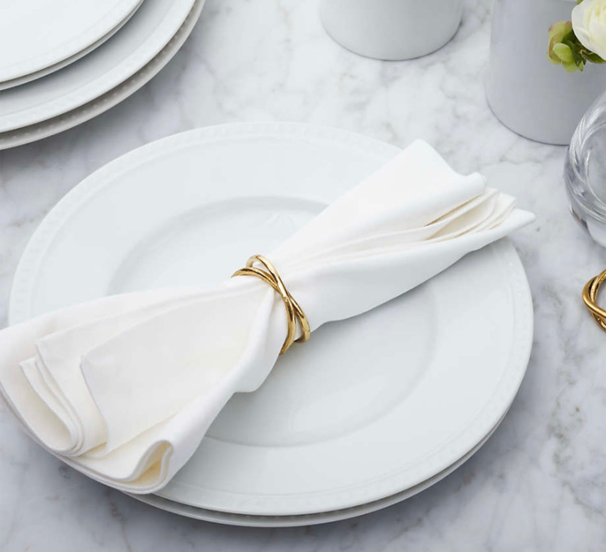 Aria Gold Napkin Ring