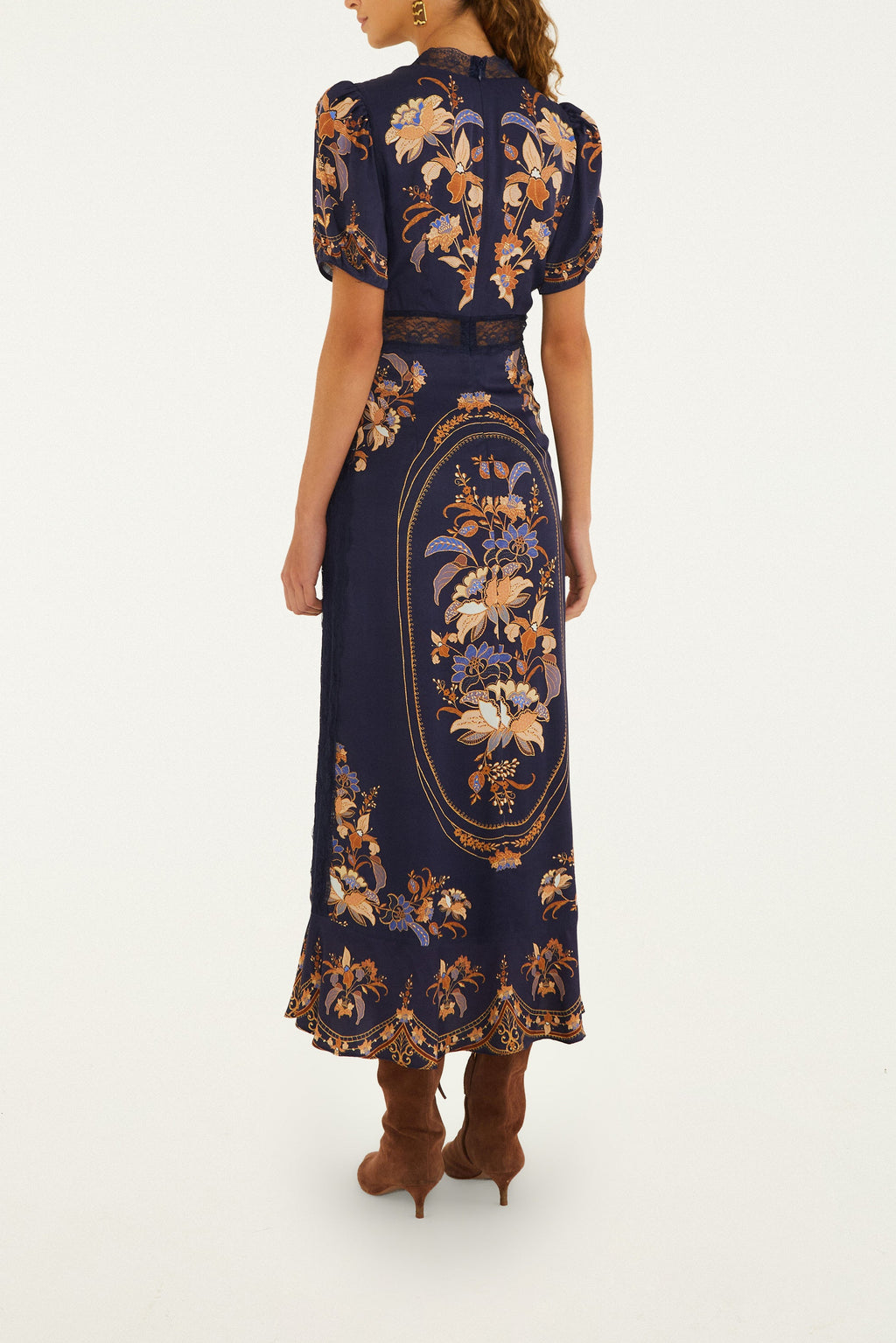 Lara Navy Blue Maxi Dress