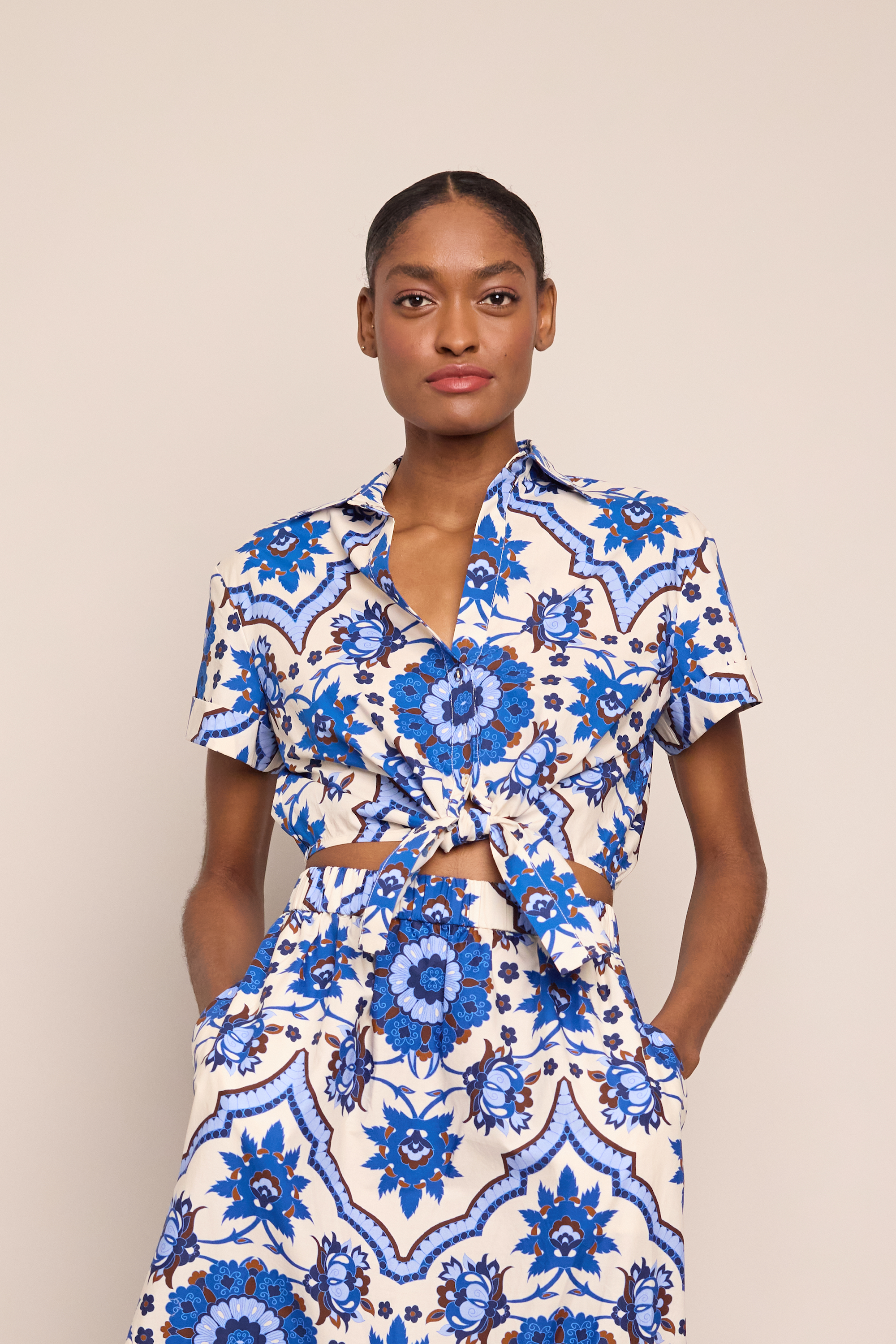 Asbury Top in Mystic Blue