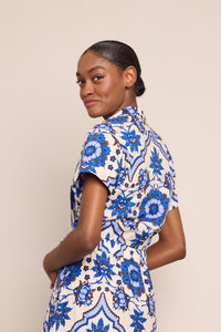 Asbury Top in Mystic Blue