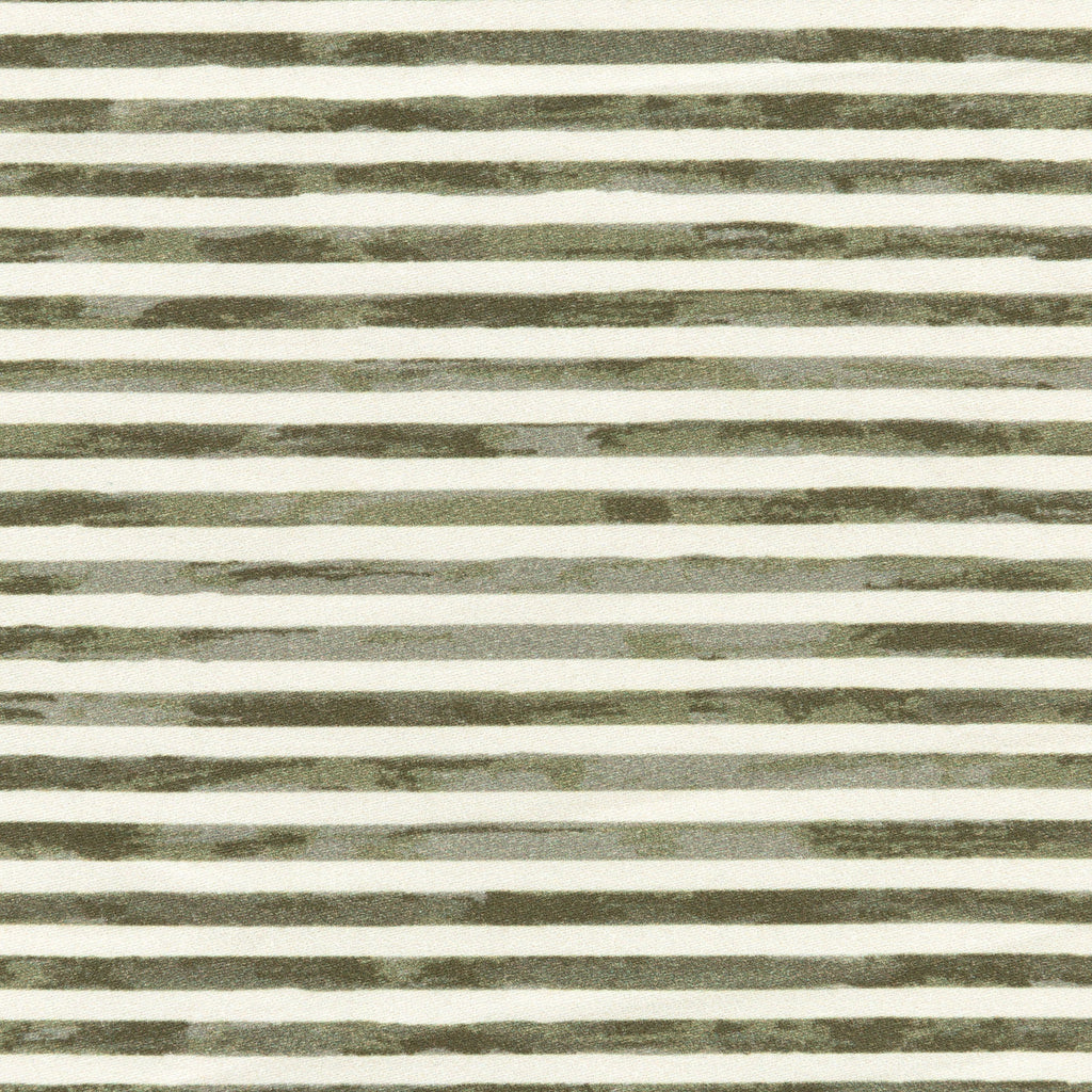Crib Sheet in GOTS Certified Organic Brushed Cotton by Nate Berkus in Juniper Stripe