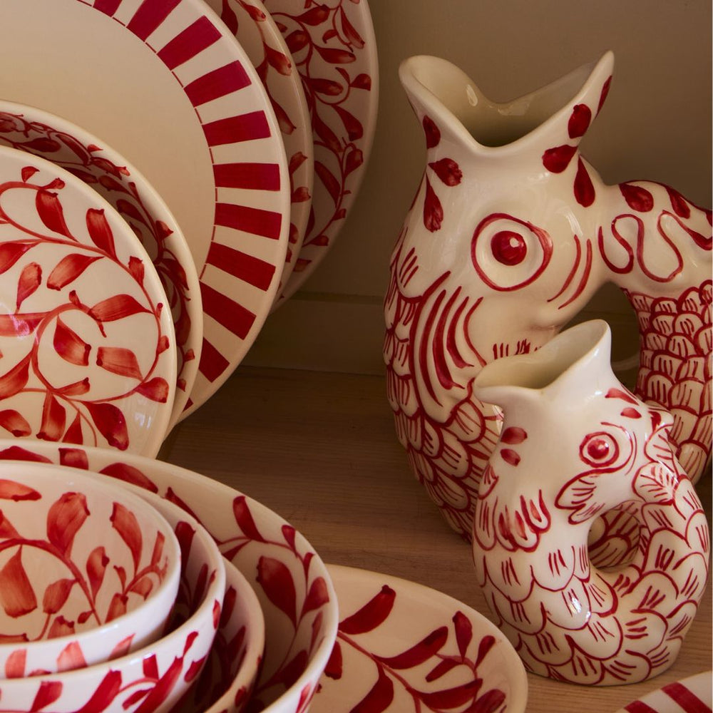 Red Glug Glug Jugs, Set of 2