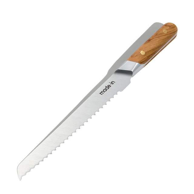 Bread Knife in Olive Wood