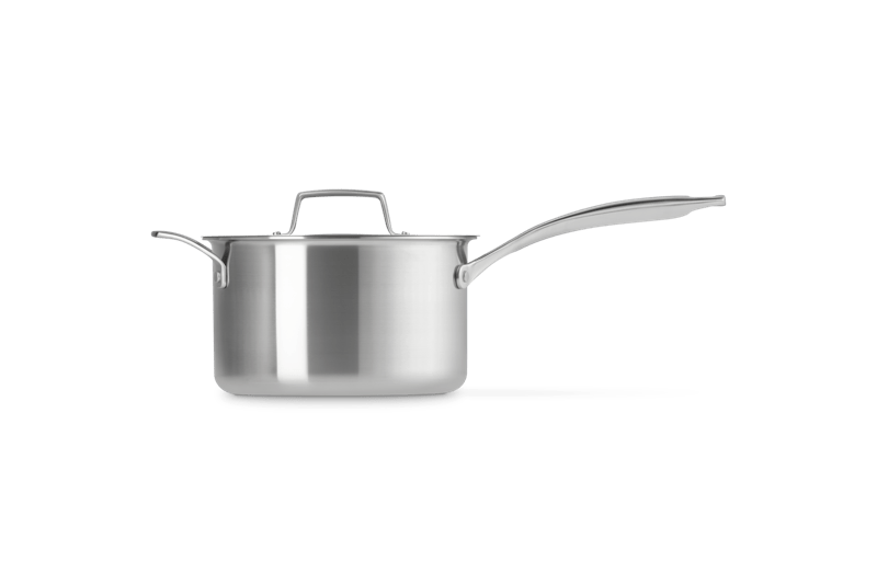 Essential Stainless Steel Saucepan, 4 qt.