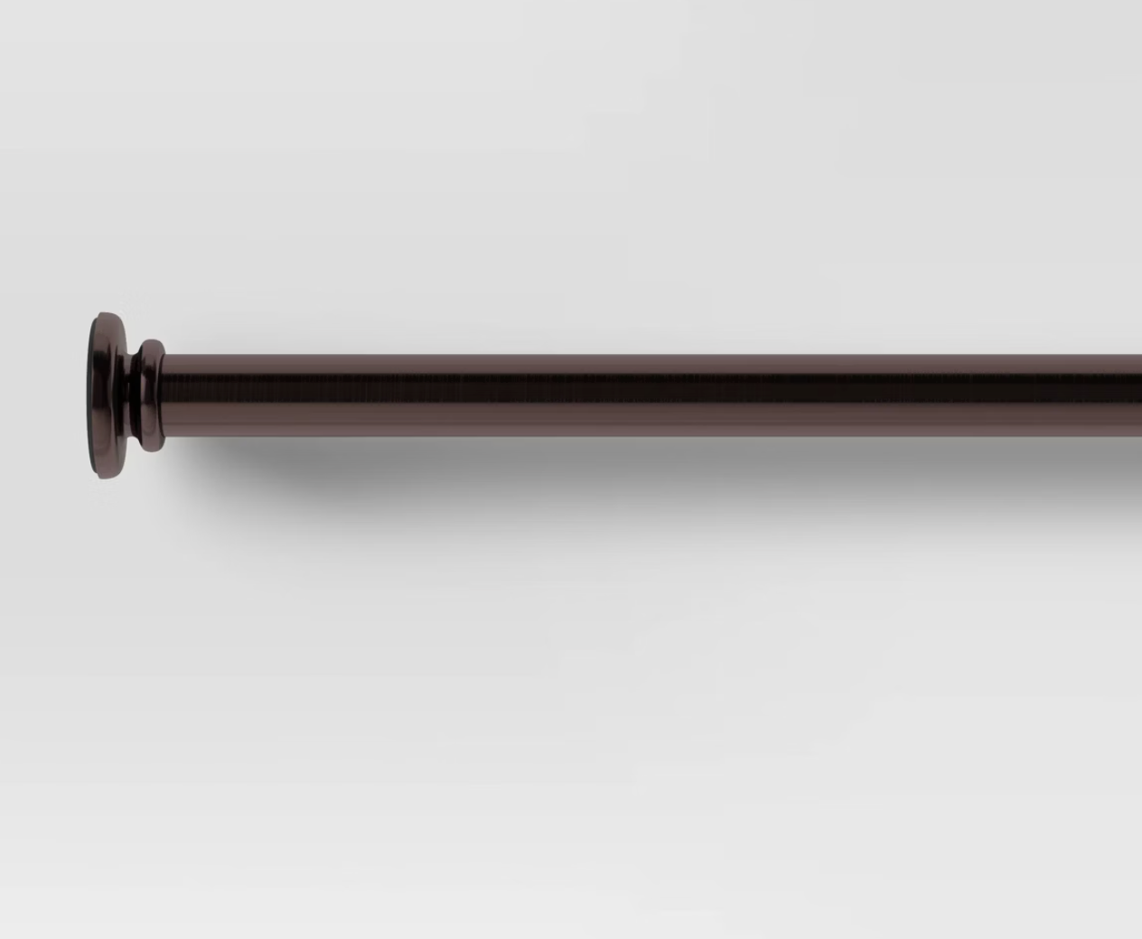 30"-52" Round Curtain Rod in Bronze