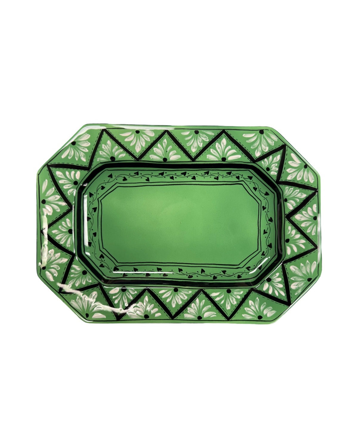 Gigi Green Octagonal Platter