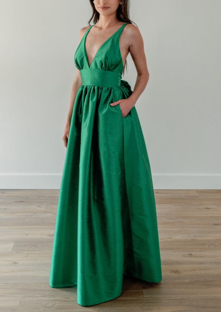 Tidal Dress in Green