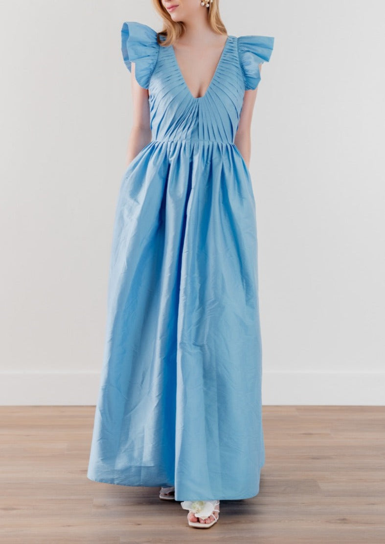 Calatheas Dress in Cornflower Blue US 16W