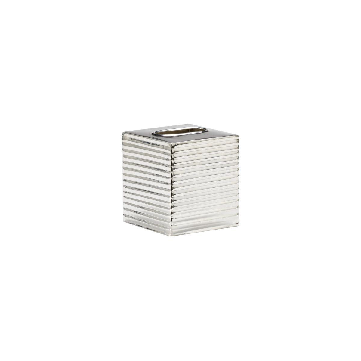 Chelsea House 5 inch Polished Nickel Decorative Tissue Box