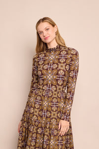 Suzie Top in Vintage Tile Brown