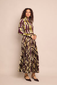 Vienna Skirt in Amable Olive
